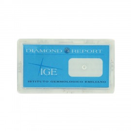 Certified Diamond 0.11 Ct Sealed in Blister