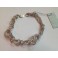 925 sterling silver, bracelet, shiny, rhodium