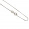 White gold 18Kt 750/1000 venetian chain shiny unisex necklace