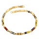 Gold 18 K flag bracelet