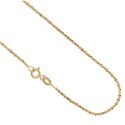 Catenina in oro 18Kt 750/1000 maglia flash da donna