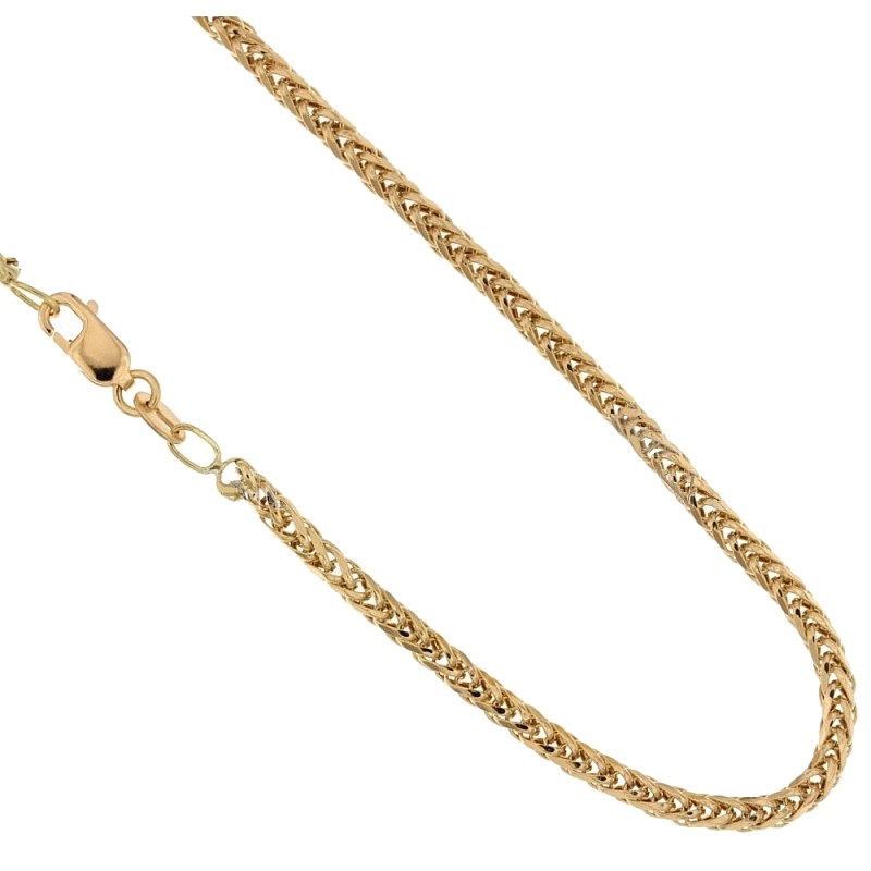 Gold 18 K unisex link chain