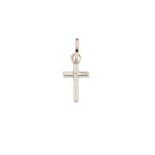 18K Gold No Plated Cross Pendant