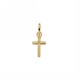 18K Gold No Plated Cross Pendant