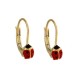 Orecchini con coccinelle in oro 18k 750/1000 da bambina