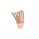 Rose gold 18k 750/1000 diamonds 0.75 Ct Gianni Carità woman ring