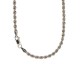 Yellow gold 18k 750/1000 interlaced chain necklace Tickness: 0.10 inch