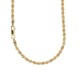 Yellow gold 18k 750/1000 interlaced chain necklace Tickness: 0.10 inch