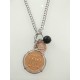 925 Sterling Silver And Bronze Brosway Woman Necklace